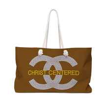 Load image into Gallery viewer, Christ Centered Weekender Bag, Christian Women Religious Bag