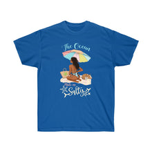 Load image into Gallery viewer, The Ocean Made Me Salty Ultra Cotton T-Shirt