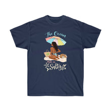 Load image into Gallery viewer, The Ocean Made Me Salty Ultra Cotton T-Shirt