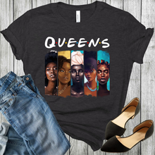 Load image into Gallery viewer, Black Queens T-Shirt, African American T-Shirt