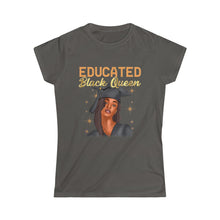 Load image into Gallery viewer, Educated Black Queen Women's Softstyle Tee
