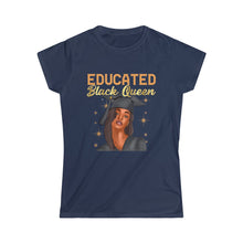 Load image into Gallery viewer, Educated Black Queen Women's Softstyle Tee
