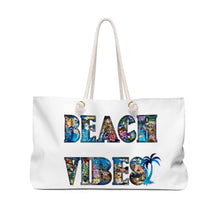 Load image into Gallery viewer, Beach Vibes Weekender Bag, Beach Bag 24x13
