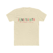 Load image into Gallery viewer, Juneteenth Men&#39;s Cotton Crew Tee
