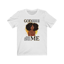 Load image into Gallery viewer, God Designed Me Christian African American T-Shirt
