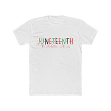 Load image into Gallery viewer, Juneteenth Men&#39;s Cotton Crew Tee
