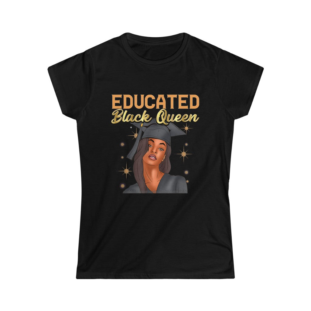 Educated Black Queen Women's Softstyle Tee