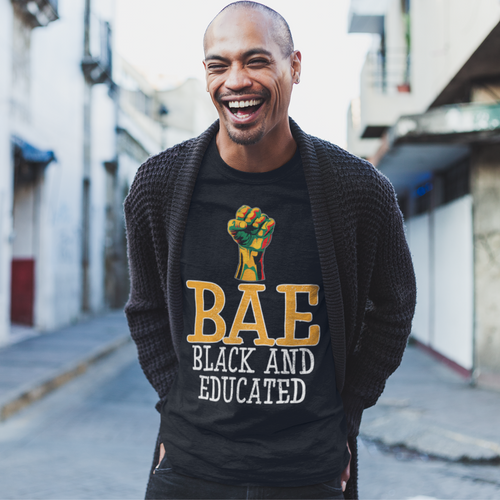 Black and educated black t-shirt