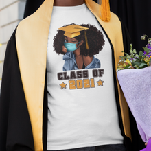 Load image into Gallery viewer, Class of 2021 women&#39;s premium shirt, graduation 2021 t-shirt white
