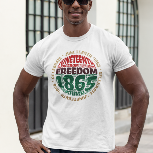 Juneteenth 1865 white t-shirt