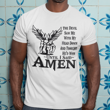 Load image into Gallery viewer, Men&#39;s Christian t-shirt Amen white

