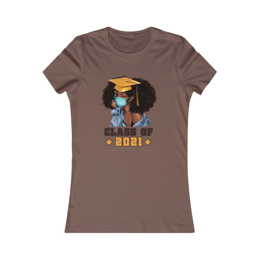 Class of 2021 Shirt, Black Women's Favorite Graduation Shirt